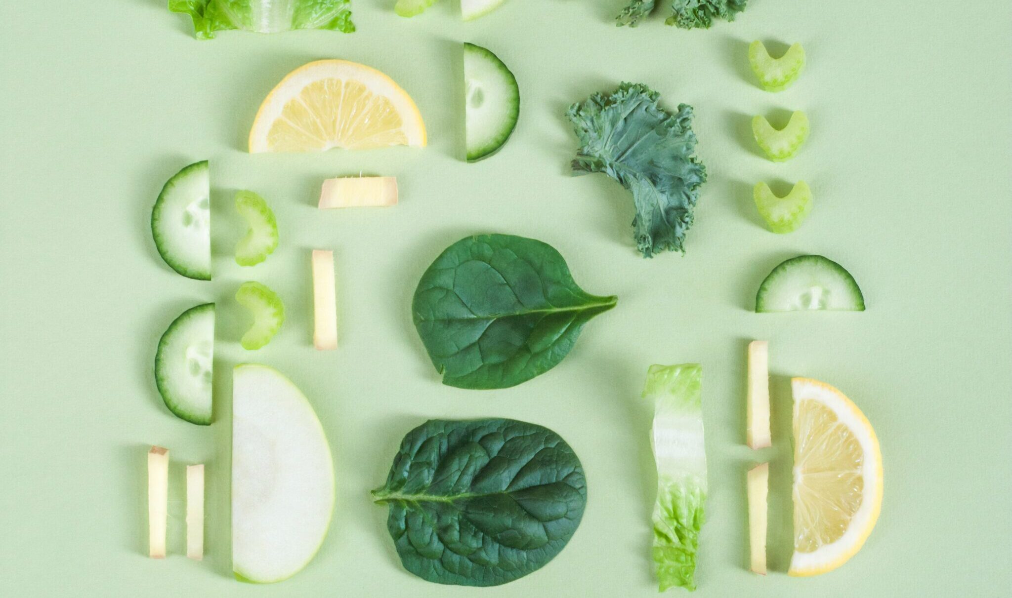 sliced fruit and vegetables